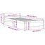 sengeramme 90x200 cm massivt træ sort