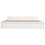 sengestel 180x200 cm Super King massivt fyrretræ hvid