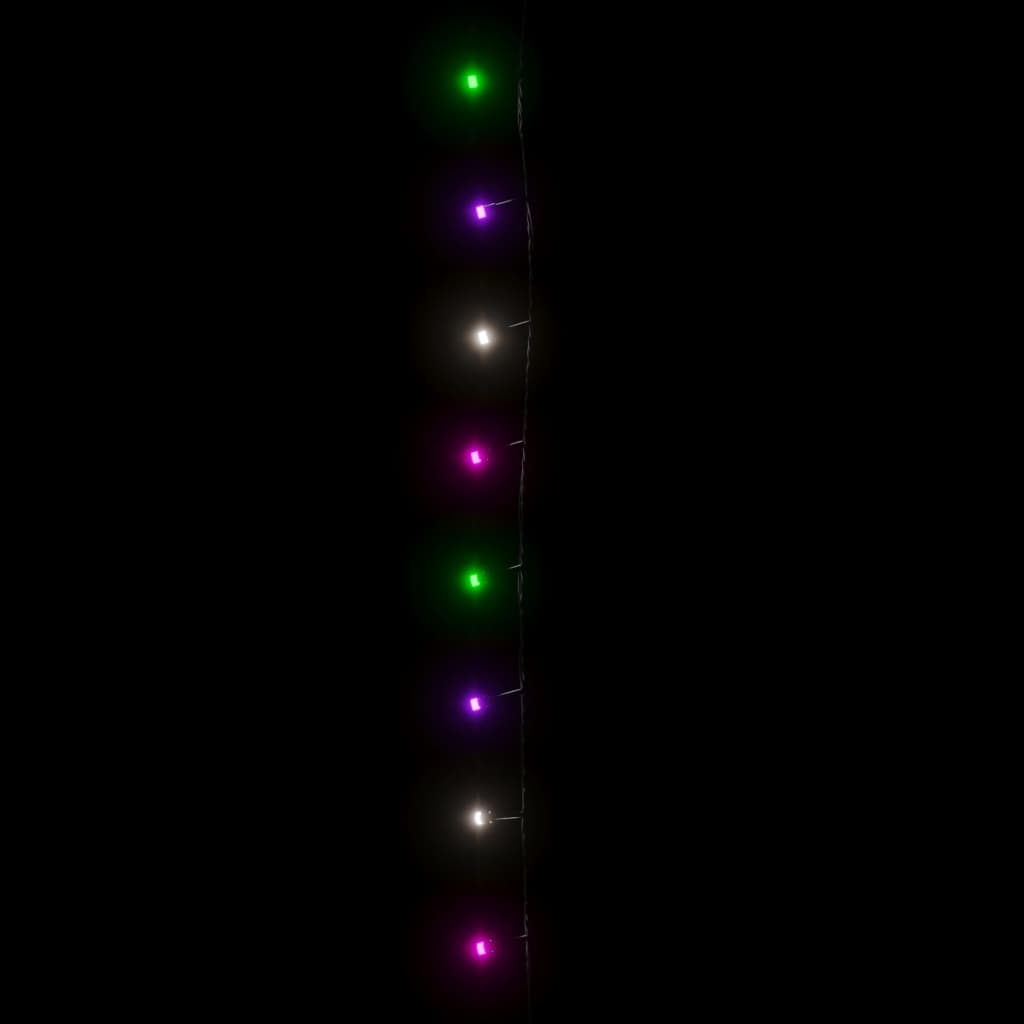 LED-lyskæde med 150 LED'er 15 m PVC pastelfarver