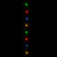 LED-lyskæde 300 LED'er 30 m PVC flerfarvet