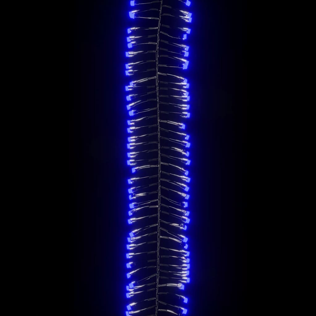 LED-lyskæde 1000 LED'er PVC blåt lys