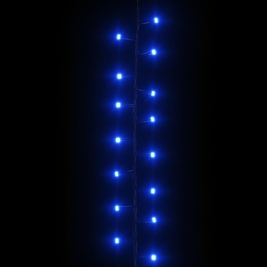 kompakt LED-lyskæde 400 LED'er 13 m PVC blåt lys