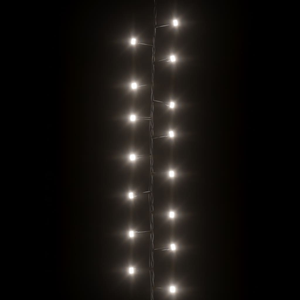 kompakt LED-lyskæde 2000 LED'er 45 m PVC koldt hvidt lys