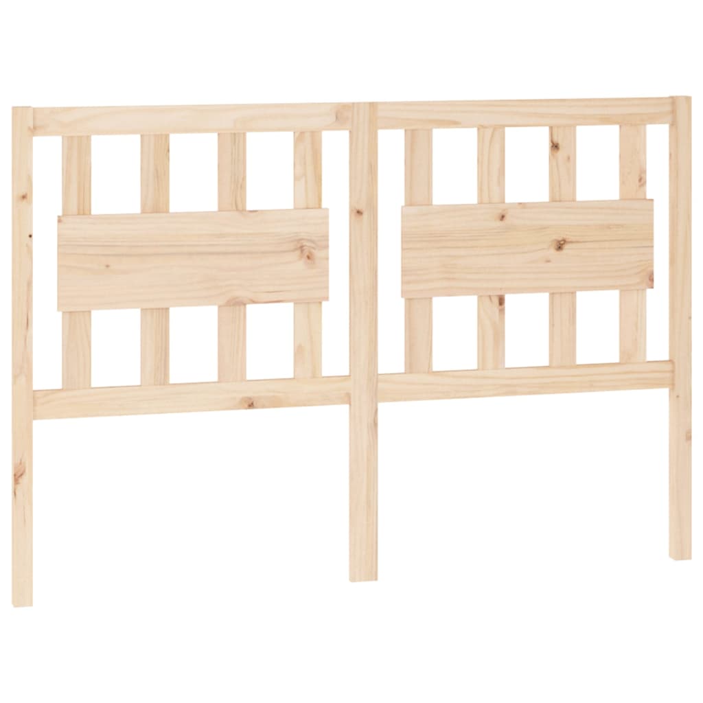 sengegærde 125,5x4x100 cm massivt fyrretræ