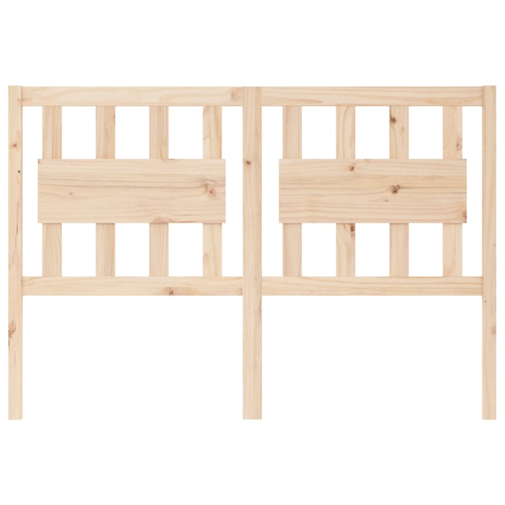 sengegærde 125,5x4x100 cm massivt fyrretræ