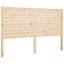 sengegærde 141x4x100 cm massivt fyrretræ