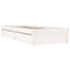 sengeramme med skuffer 75x190 cm Small Single hvid