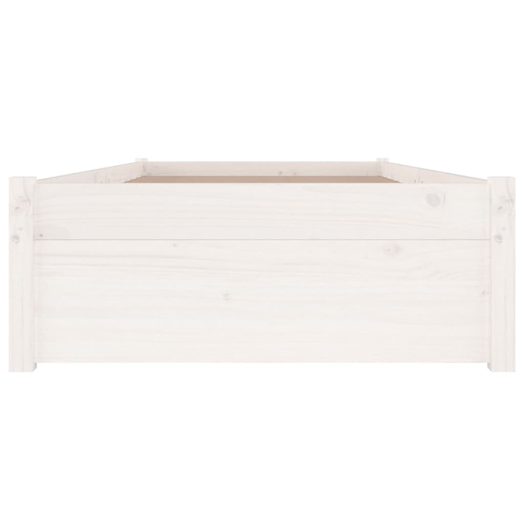 sengeramme med skuffer 75x190 cm Small Single hvid