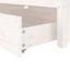 sengeramme med skuffer 75x190 cm Small Single hvid
