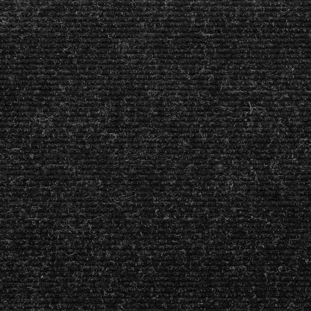 selvklæbende trappemåtter 15 stk. 65x24,5x3,5 cm antracitgrå