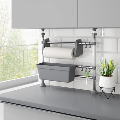 justerbart køkkenstativ aluminium