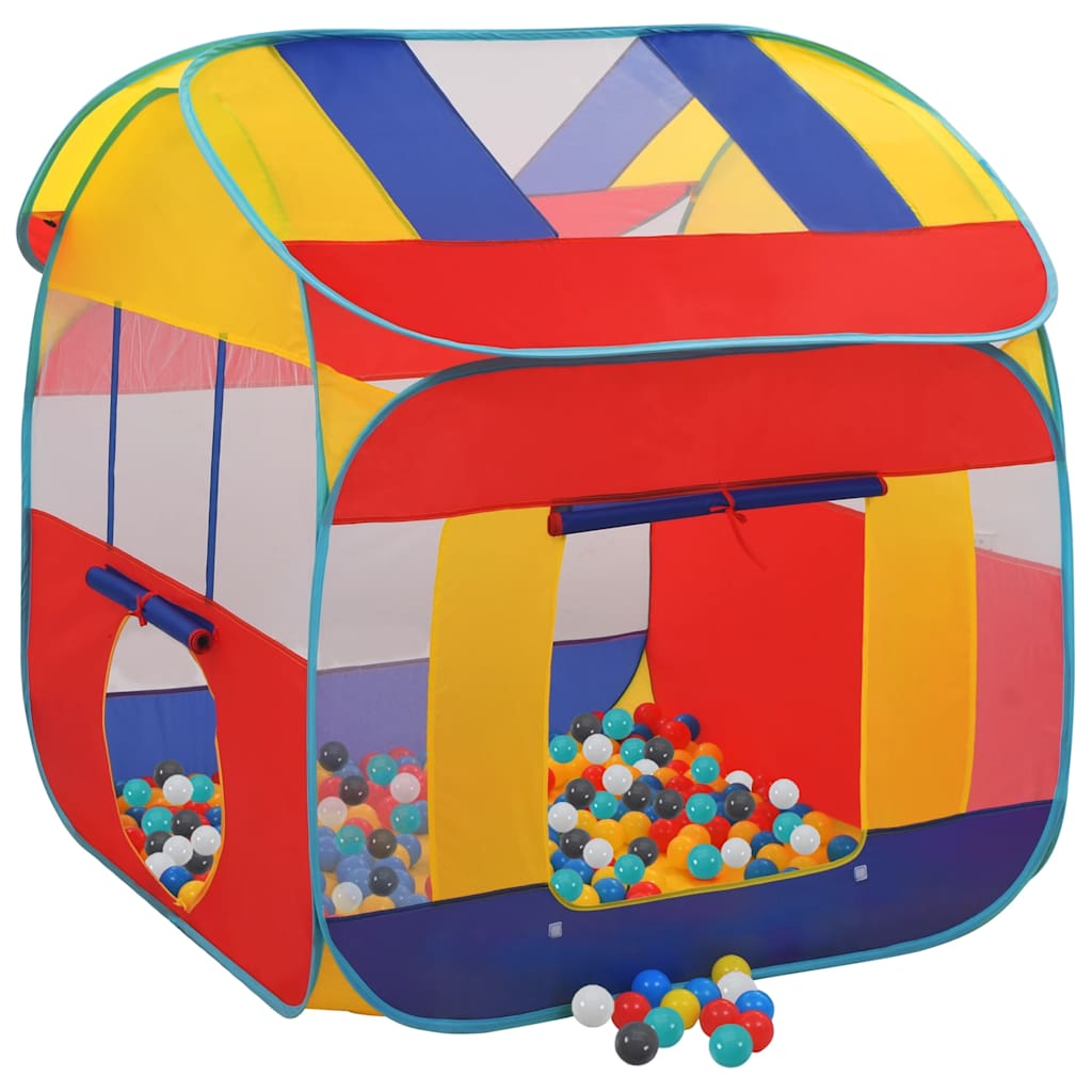 legetelt med 550 bolde 123x120x126 cm billede