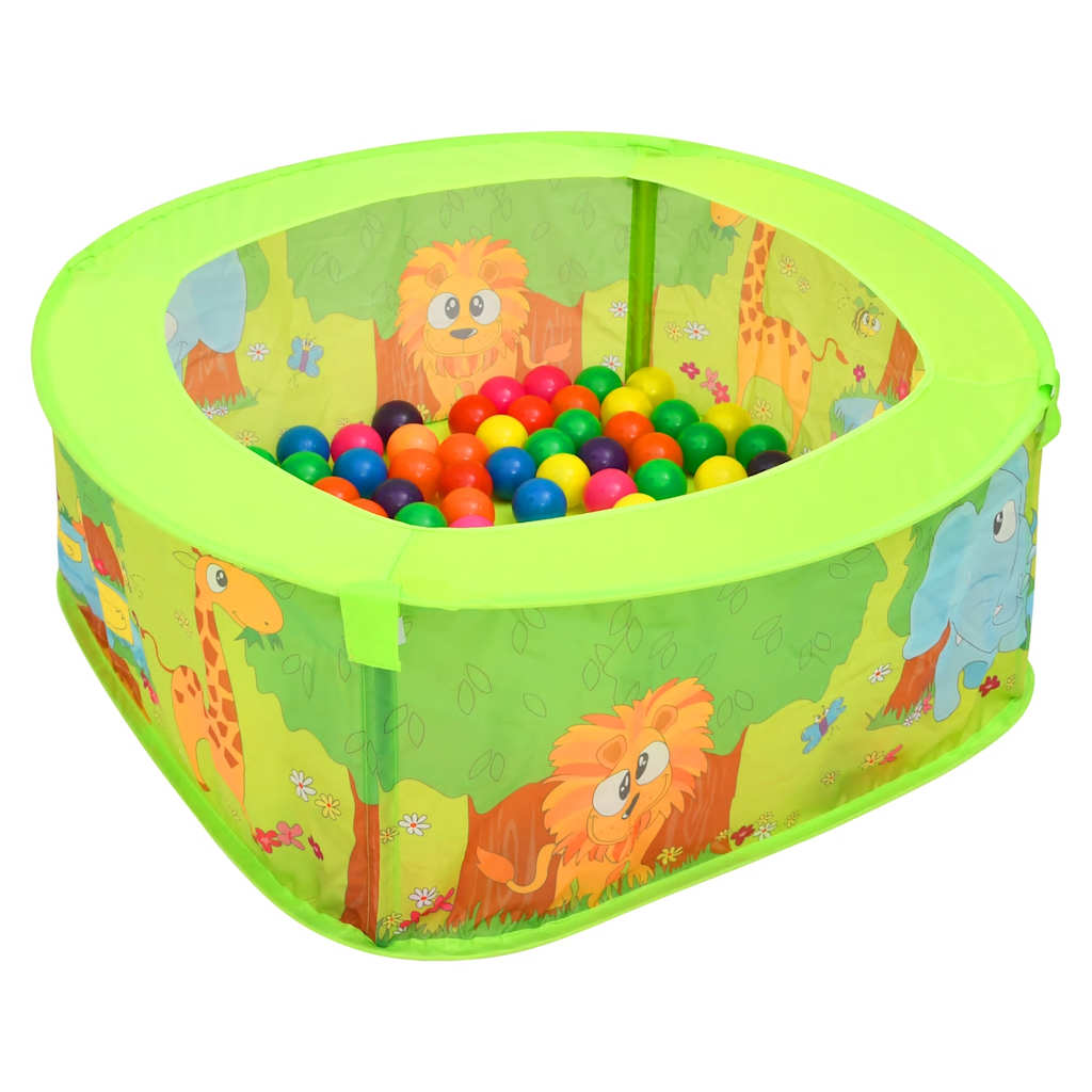 boldgrav med 300 bolde 75x75x32 cm billede