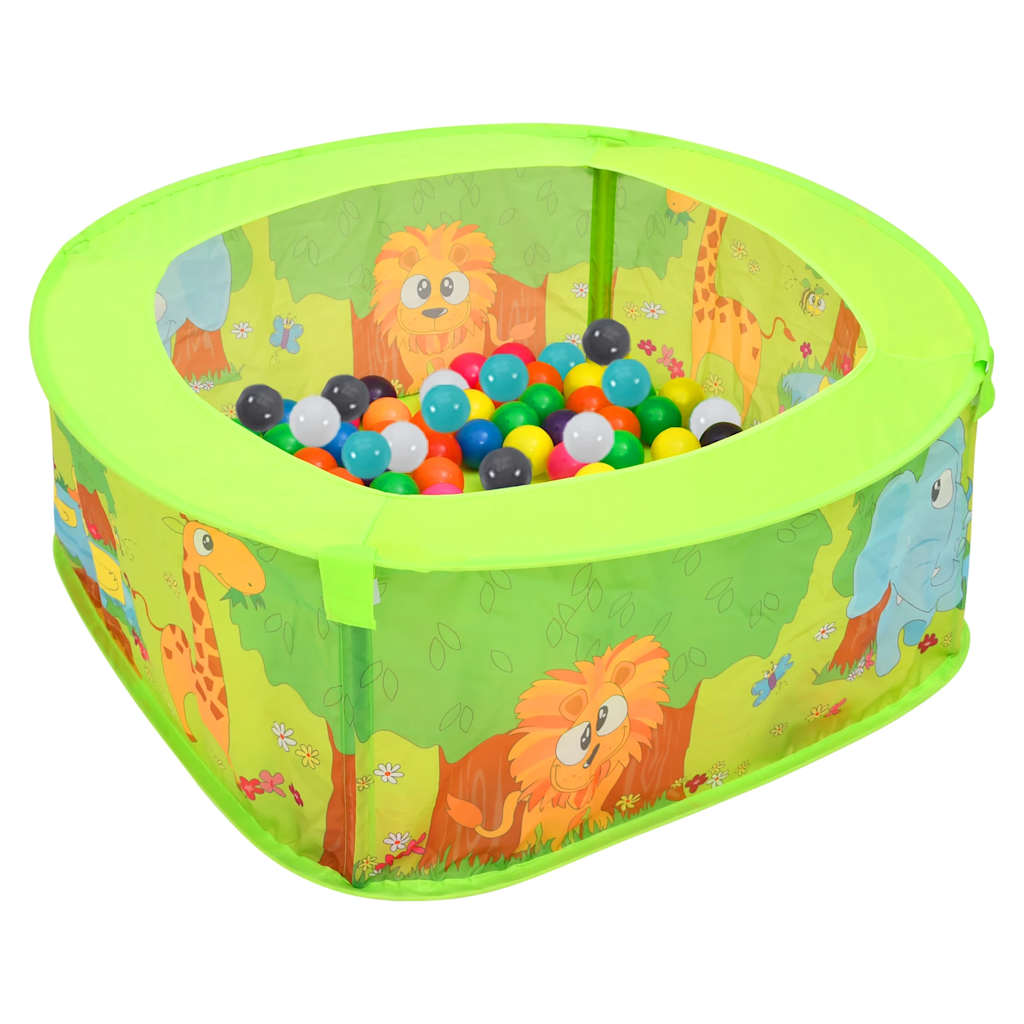 boldgrav med 300 bolde 75x75x32 cm billede