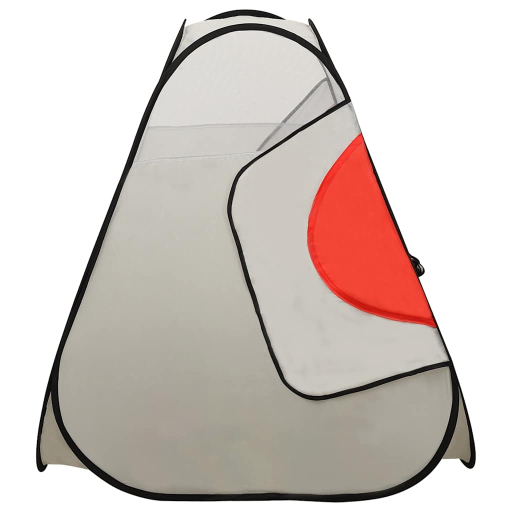 legetelt til børn 174x86x101 cm 250 bolde elefant grå