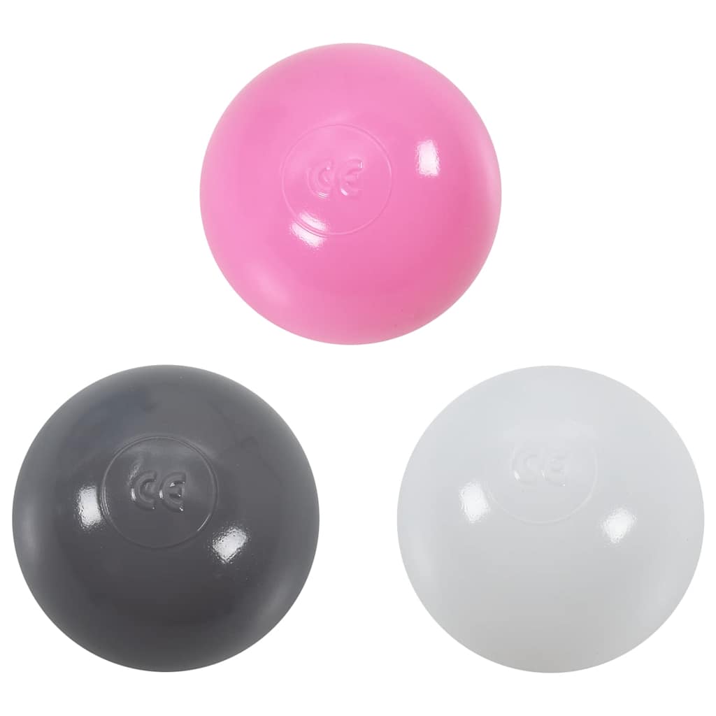 legetunnel til børn 175 cm 250 bolde polyester grøn