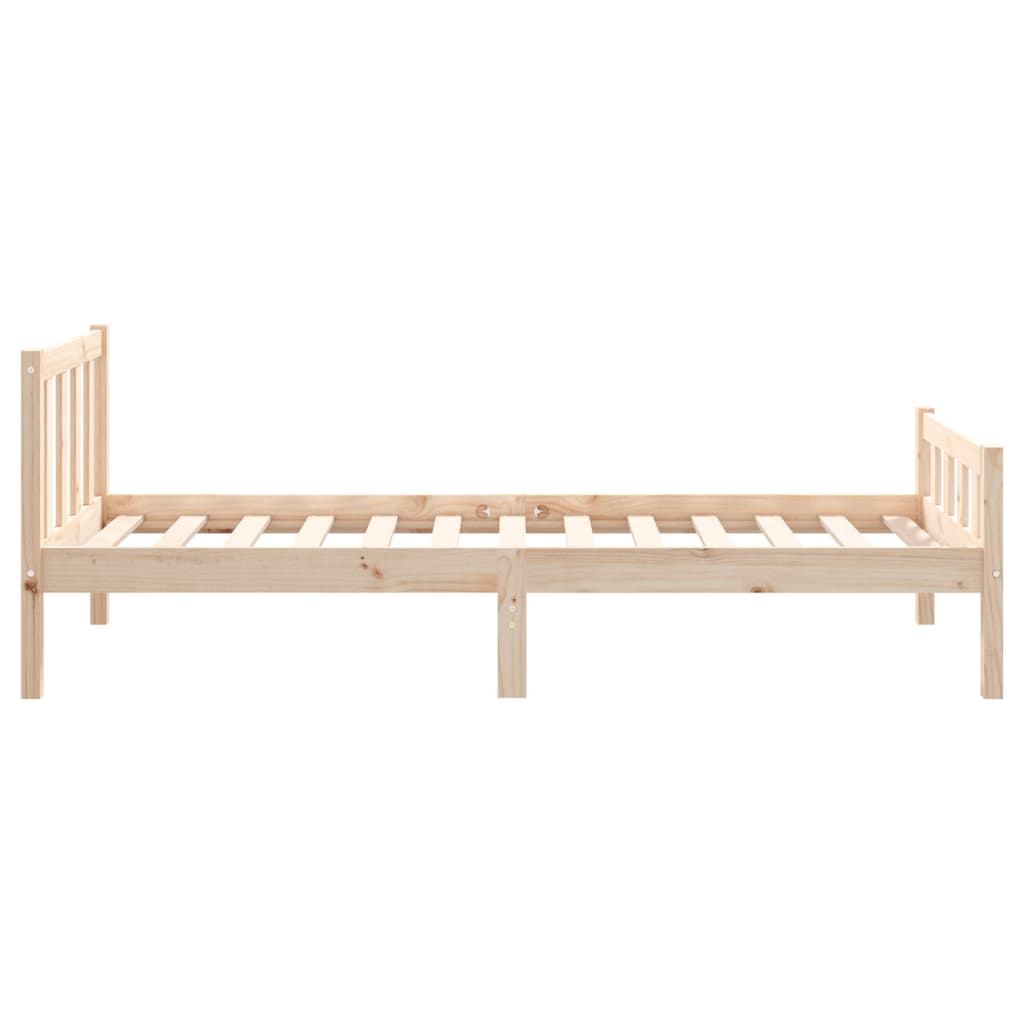 sengeramme 75x190 cm massivt træ