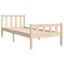 sengeramme 90x190 cm massivt træ