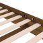 sengeramme 75x190 cm Small Single massivt træ gyldenbrun