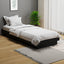 sengeramme 75x190 cm Small Single massivt træ sort