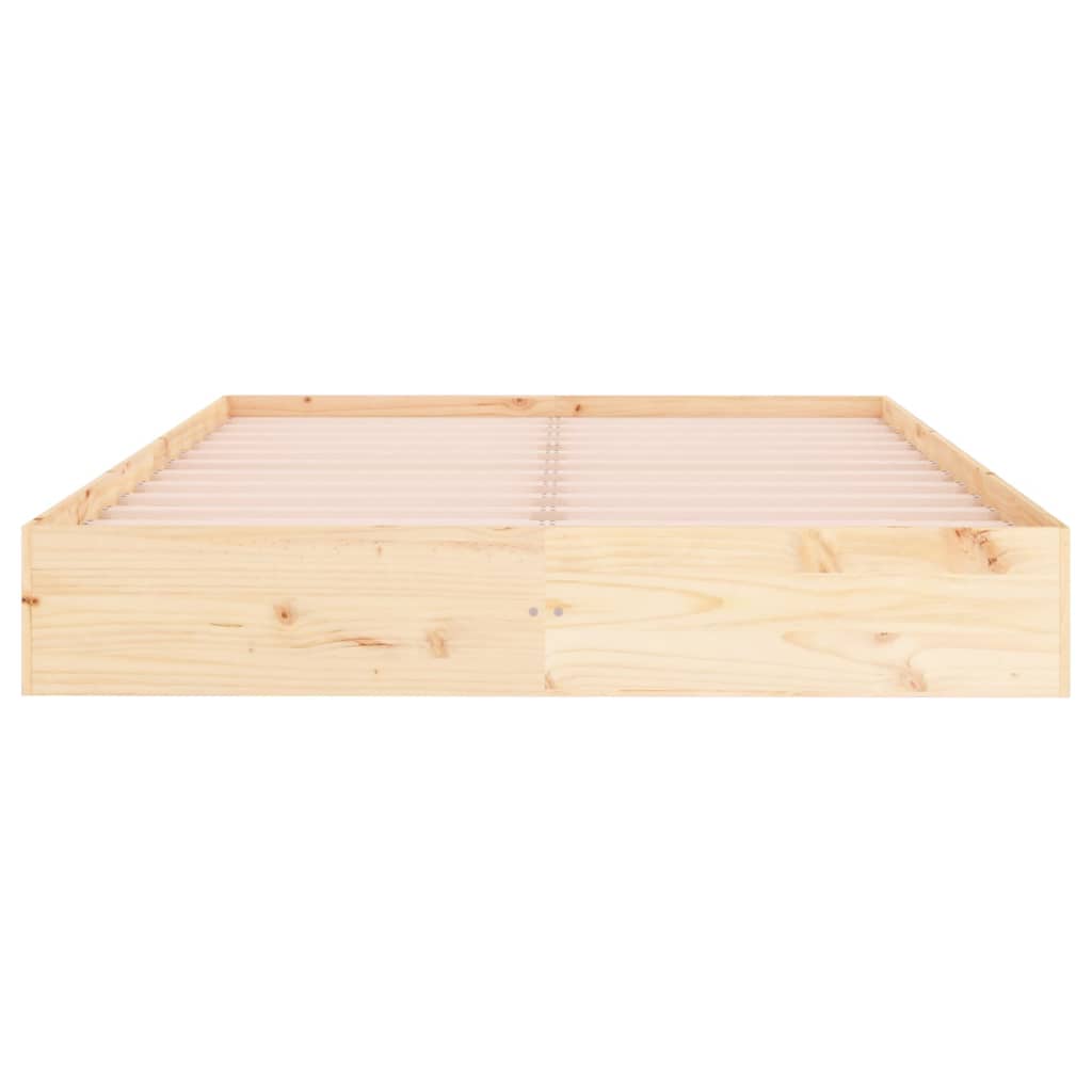 sengeramme uden madras 160x200 cm massivt træ