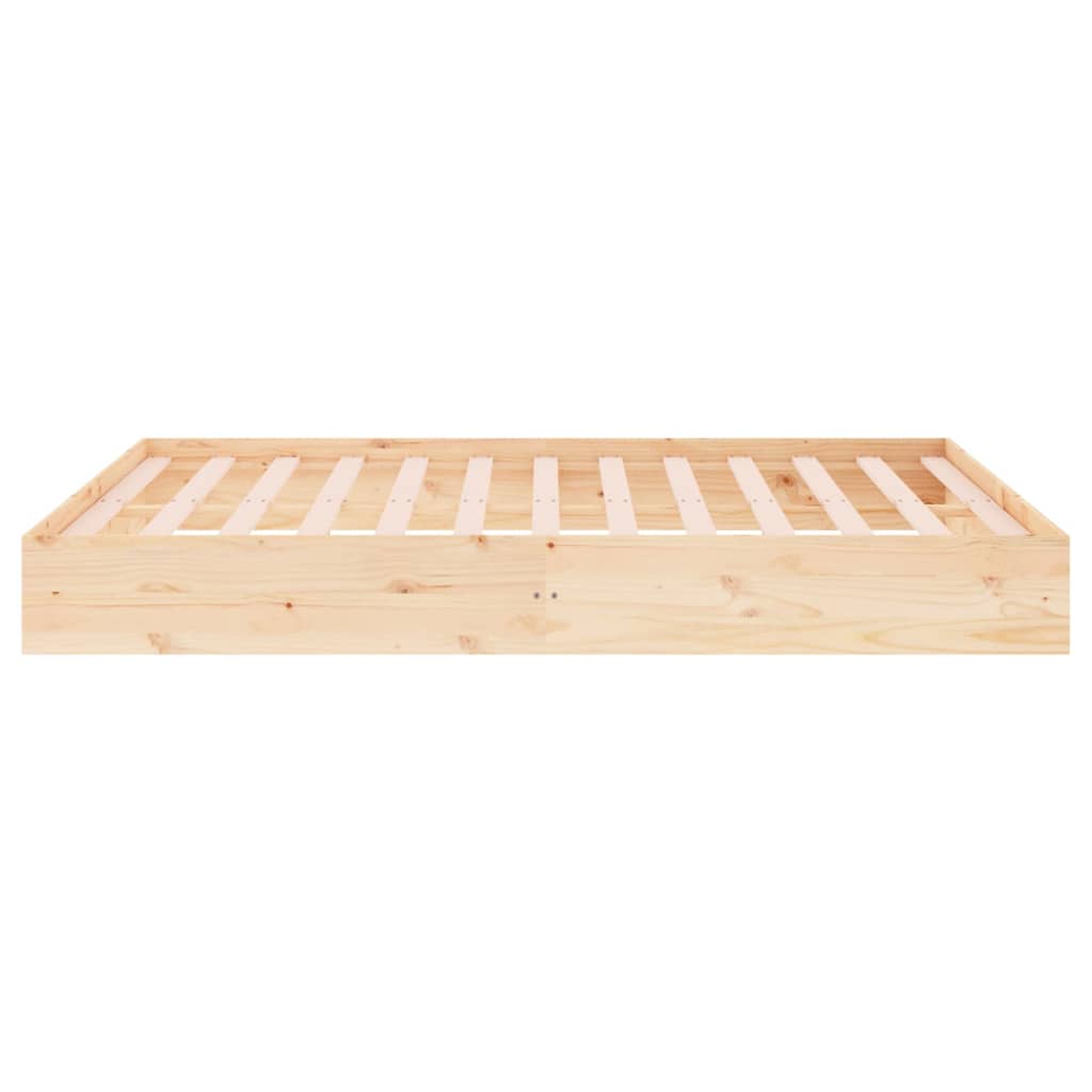 sengeramme uden madras 160x200 cm massivt træ