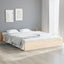 sengeramme uden madras 160x200 cm massivt træ