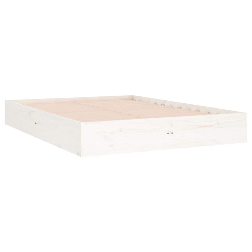 sengeramme 120x190 cm Small Double massivt træ hvid
