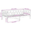 daybed 80x200 cm massivt fyrretræ hvid