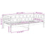 daybed 80x200 cm massivt fyrretræ gyldenbrun