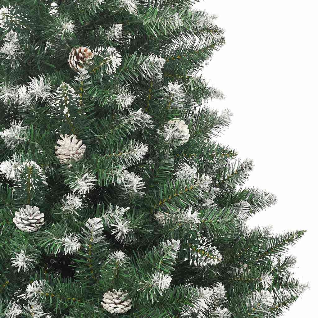 kunstigt juletræ med juletræsfod 180 cm PVC
