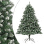 kunstigt juletræ med juletræsfod 240 cm PVC