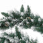 juleguirlande med LED-lys 5,2 m PVC grøn