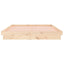 sengeramme med LED-lys 120x190 cm Small Double massivt træ