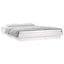 sengeramme med LED-lys 120x190 cm Small Double massivt træ hvid