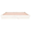 sengeramme med LED-lys 120x190 cm Small Double massivt træ hvid