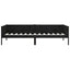 daybed massivt fyrretræ sort 90x190 cm