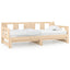 daybed med udtræk 2x(90x190) cm massivt fyrretræ