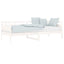 daybed 80x200 cm massivt fyrretræ hvid