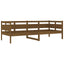 daybed 80x200 cm massivt fyrretræ gyldenbrun