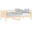 daybed massivt fyrretræ 90x190 cm