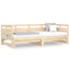 daybed med udtræk 2x(80x200) cm massivt fyrretræ