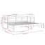 daybed med udtræk 2x(90x190) cm massivt fyrretræ hvid