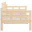 daybed 80x200 cm massivt fyrretræ