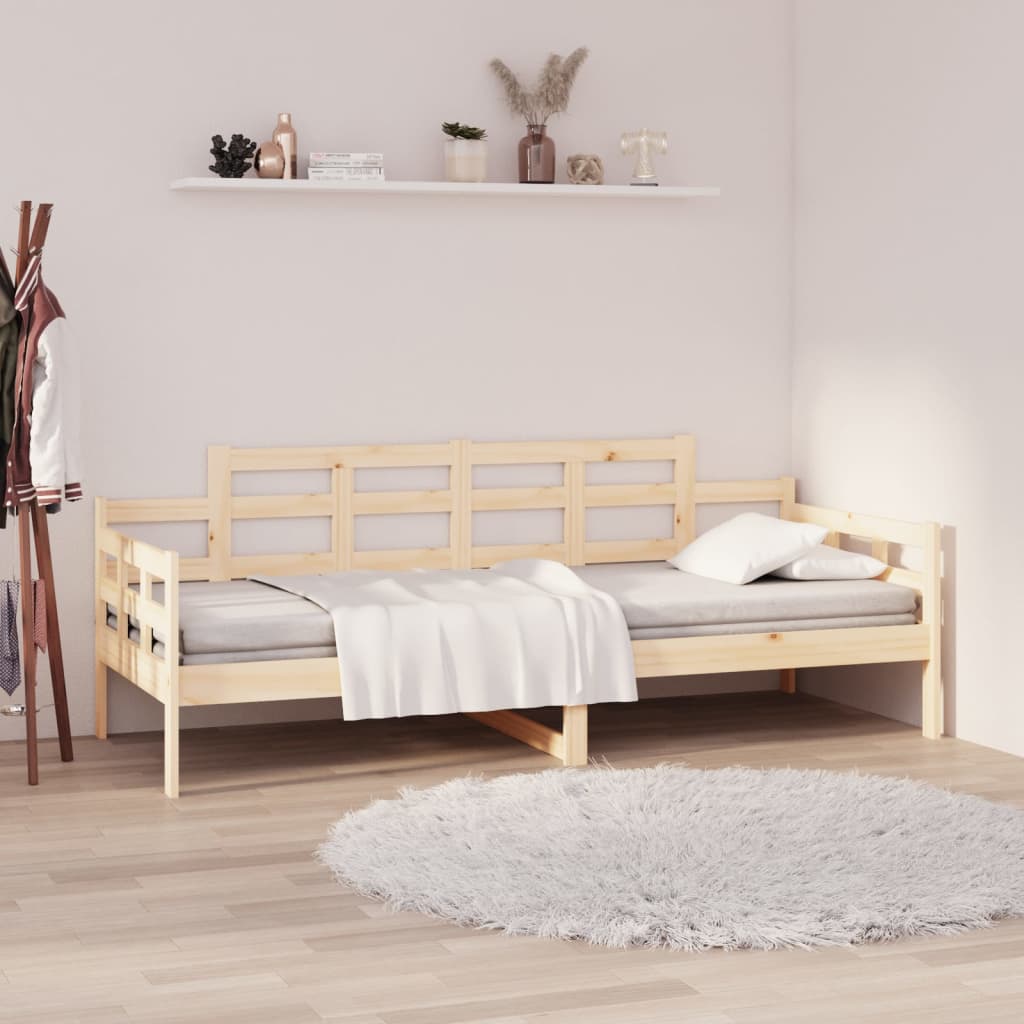 daybed massivt fyrretræ 90x190 cm