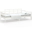 daybed massivt fyrretræ hvid 90x190 cm