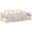 daybed med udtræk 2x(80x200) cm massivt fyrretræ
