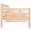 daybed 80x200 cm massivt fyrretræ