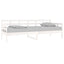 daybed 80x200 cm massivt fyrretræ hvid