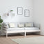 daybed 80x200 cm massivt fyrretræ hvid